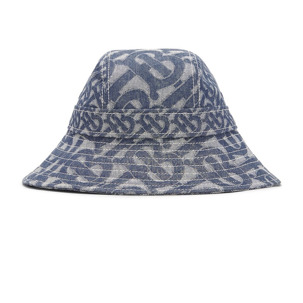 Burberry Monogram Motif Denim Bucket Hat
